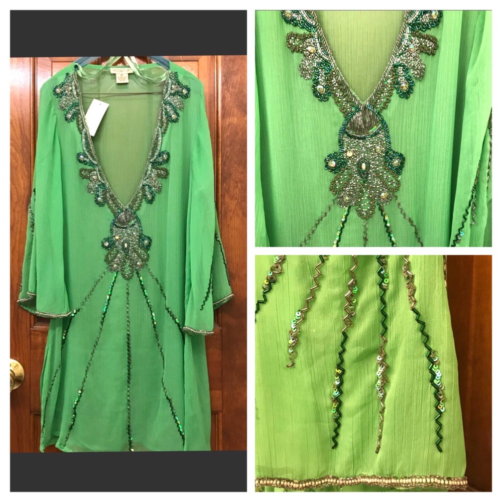 ARDEN B. Beaded Dress (or Tunic)
